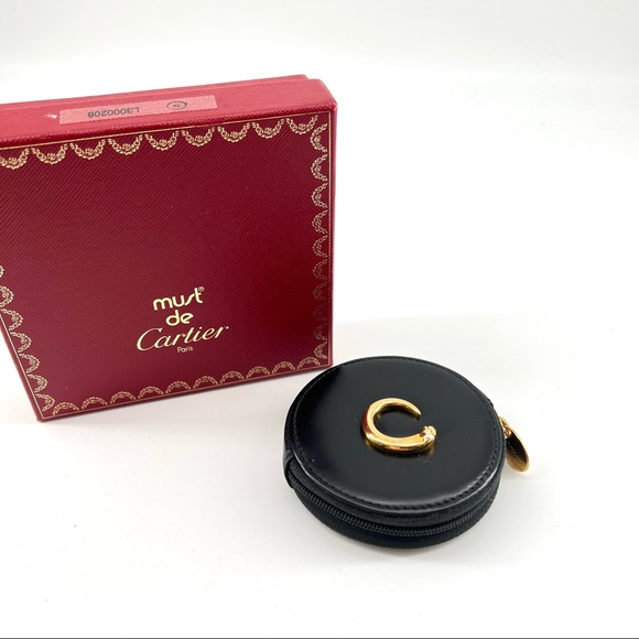 (with box!) Iconic Panthère de Cartier Coin Purse - Picture 3 of 11